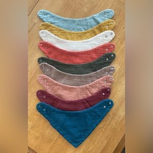 Baby Bibs Bandana style Muslin material